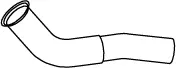 Exhaust Pipe, Front MAN 