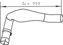 Exhaust Pipe, Centre MAN 