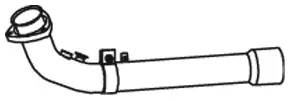 Exhaust Pipe, Left Front MAN 