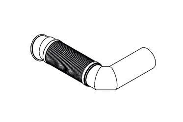 Exhaust Pipe, Front MAN 