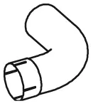 Exhaust Pipe, Centre MAN 
