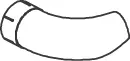 Exhaust Pipe, Rear MAN 