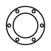 Gasket, exhaust pipe MAN 