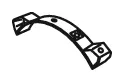 Holding Bracket, silencer MAN 