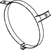 Clamp, exhaust system MAN 
