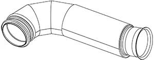 Pipe EURO 6 MAN Dinex 