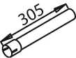 Pipe for Mercedes DINEX 