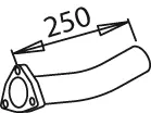 Pipe for Mercedes DINEX 