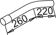 Pipe for Mercedes DINEX 