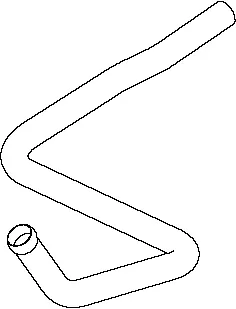 Pipe for Mercedes DINEX 