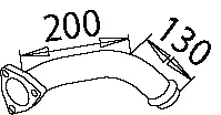 Pipe for Mercedes DINEX 