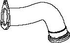 Pipe for Mercedes DINEX 