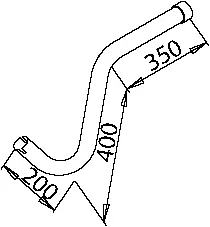 Pipe for Mercedes DINEX 