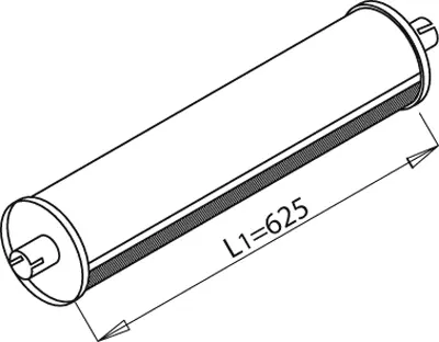 Silencer for Mercedes DINEX 