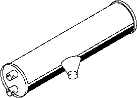 Silencer for Mercedes DINEX 