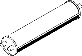 Silencer for Mercedes DINEX 