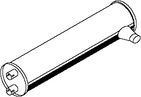Silencer for Mercedes DINEX 
