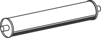 Silencer for Mercedes DINEX 