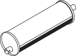 Silencer for Mercedes DINEX 