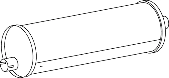 Silencer for Mercedes DINEX 