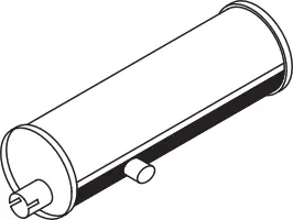 Silencer for Mercedes DINEX 