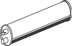 Silencer for Mercedes DINEX 