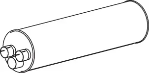 Silencer for Mercedes DINEX 