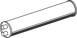 Silencer for Mercedes DINEX 