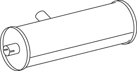 Silencer for Mercedes DINEX 