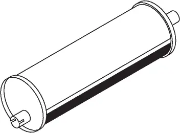 Silencer for Mercedes DINEX 