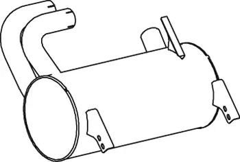 Silencer for Mercedes DINEX 