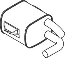 Silencer for Mercedes DINEX 