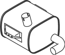 Silencer for Mercedes DINEX 