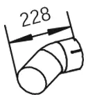Pipe for Mercedes DINEX 
