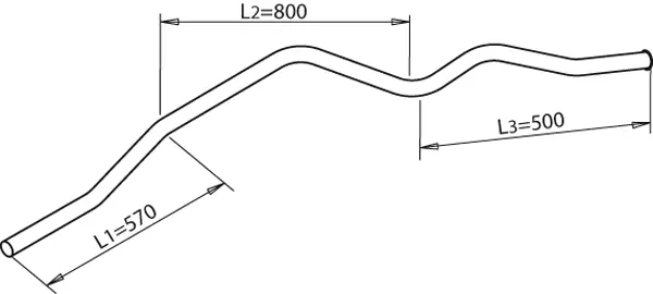 Pipe for Mercedes DINEX 