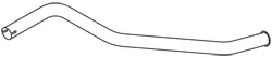 Pipe for Mercedes, E-line DINEX 