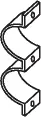 Bracket/Hanger for Mercedes DINEX