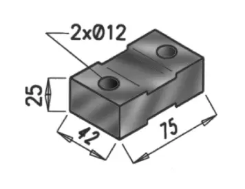 male stud elbow connector D 12/M 22X1,5 