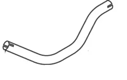 Pipe for Mercedes DINEX 