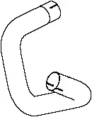 Pipe for Mercedes DINEX 