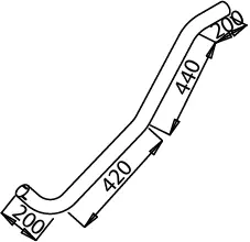 Pipe for Mercedes DINEX 