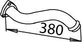 Pipe for Mercedes DINEX 