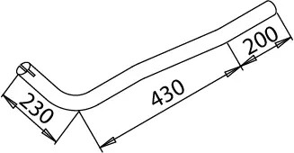Pipe for Mercedes DINEX 