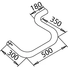 Pipe for Mercedes DINEX 