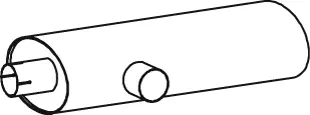 Silencer for Mercedes DINEX 