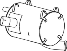 Silencer for Mercedes DINEX 