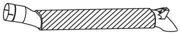 Pipe for Mercedes DINEX 