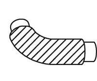 Pipe for Mercedes DINEX 