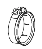 Clamp for Mercedes DINEX 