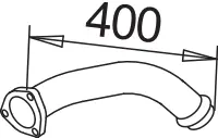 Pipe for Mercedes DINEX 